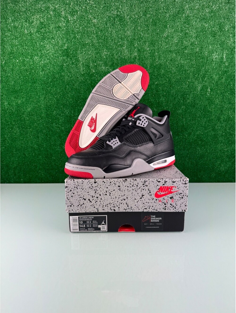 Size 13 - Air Jordan 4 Retro Bred Reimagined CLEAN